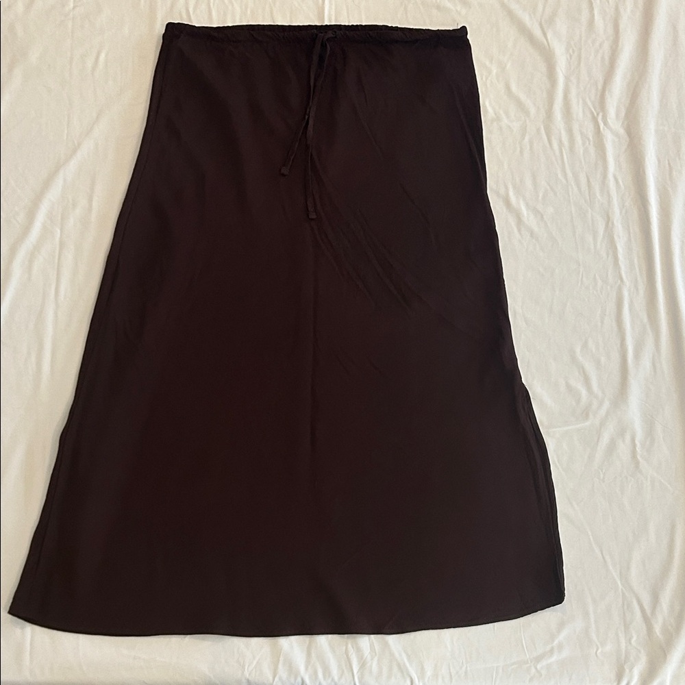 Madewell Burgundy A-Line Skirt